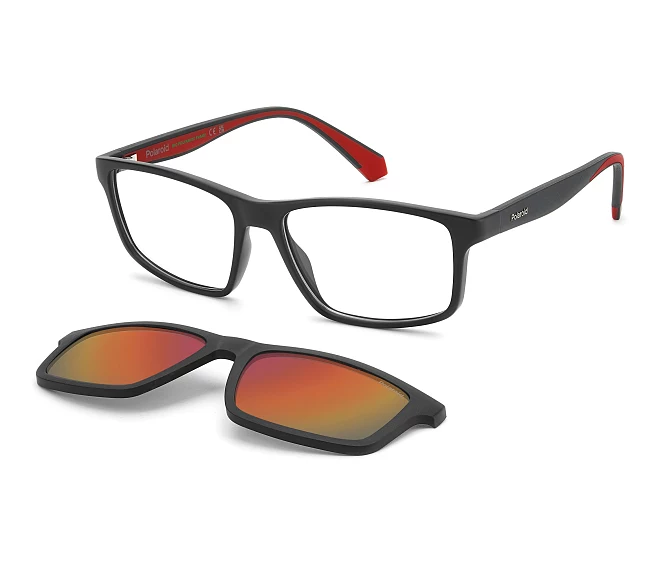 Polaroid Brille PLD-D622-C BLX/OZ 56 16 schwarzrot