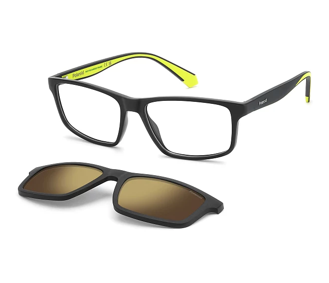 Polaroid Brille PLD-D622-C PGC/LM 56 16 schwarzgelbfarben