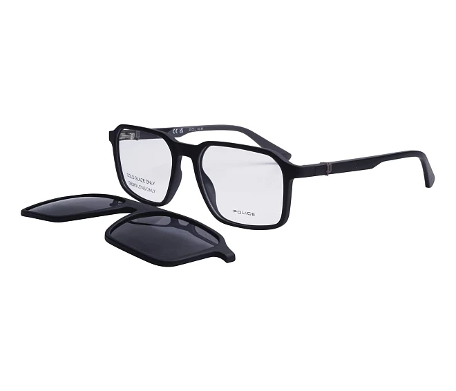 Police Brille UK143 U28P 50 16 schwarz