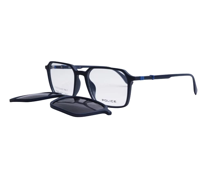 Police Brille UPLR60 6QSP 52 18 blau