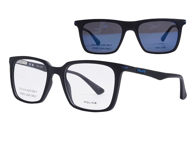 Police Brille UK136 U28P 50 18 schwarz