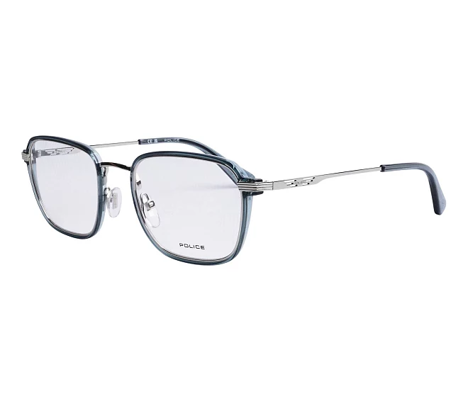 Police Brille VPLG76 0579 51 21 silbergrau