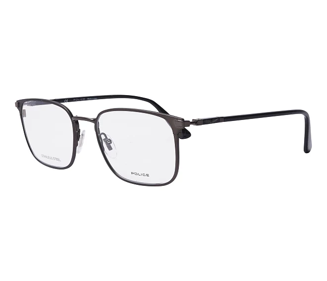 Police Brille VPLE96 08GF 53 19 gun metallschwarz