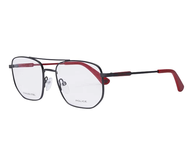 Police Brille VK556 0627 51 18 gun metallrot