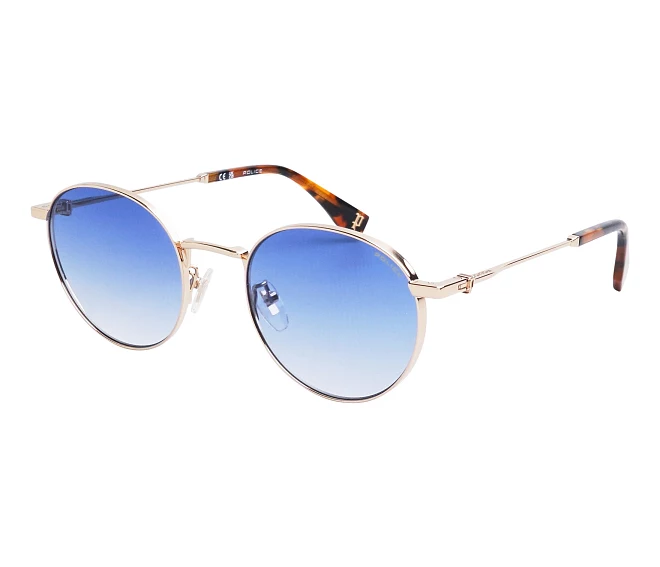 Police Sonnenbrillen SPLU-73 0300 52 21 gold