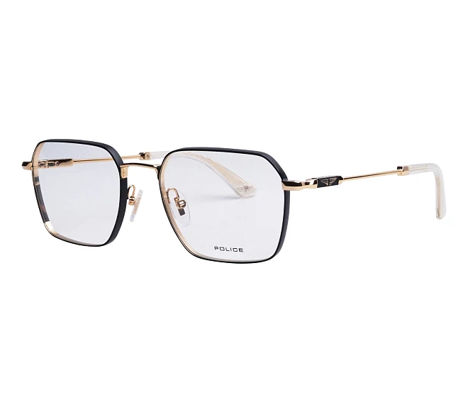 Police Brille VPLF87 0302 53 19 schwarzgold