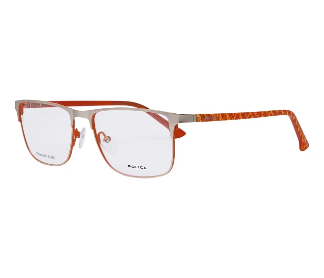 Police Brille VPL396 0S34 53 16 goldorange