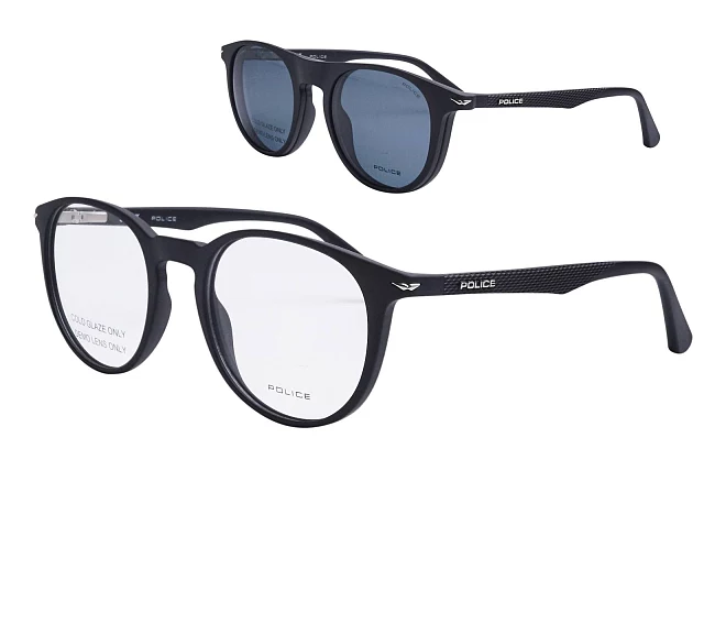 Police Brille VK-137 U28P 48 19 schwarz