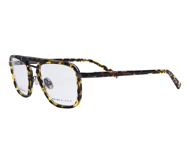 Police Brille VPLB30 0568 51 20 havana-honiggun metall