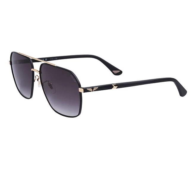 Police Sonnenbrillen SPLQ85 0302 61 15 schwarzgold