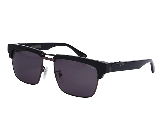 Police Sonnenbrillen SPLP25 0672 55 17 schwarzgun metall