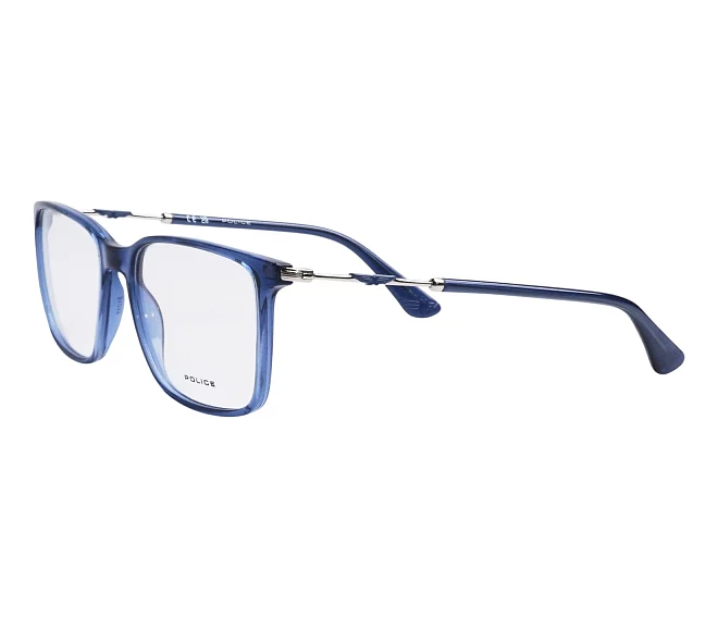 Police Brille VK133 0AGQ 51 17 blausilber