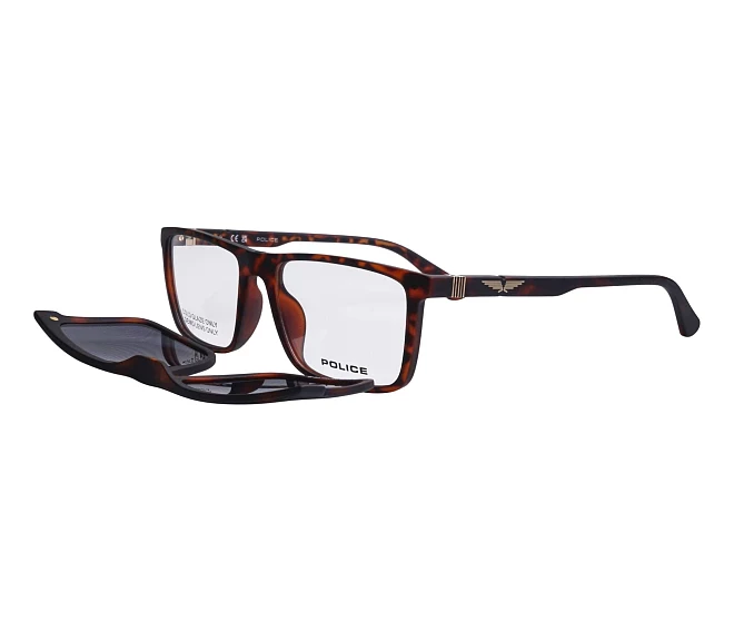 Police Brille UPLQ66 878P 54 17 havanagold