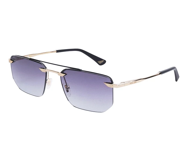 Police Sonnenbrillen SPLU-76 0302 57 18 goldschwarz
