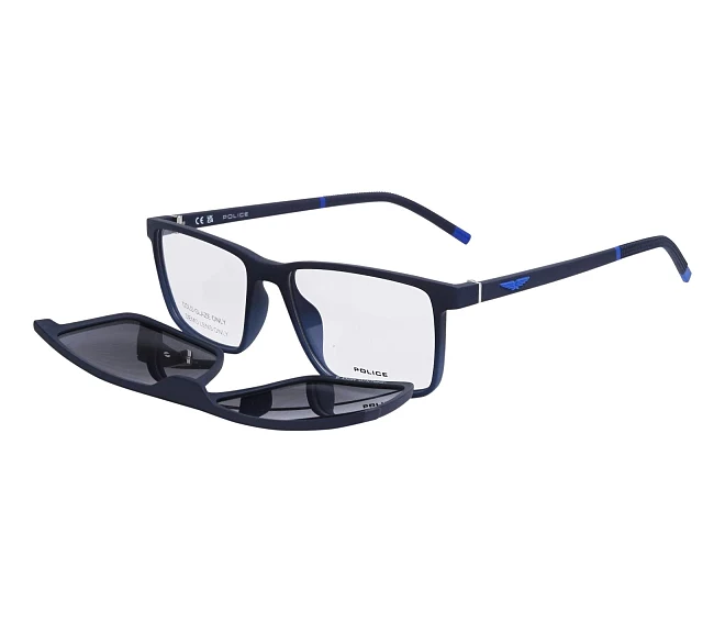 Police Brille UPLL74 ABIP 54 16 blau