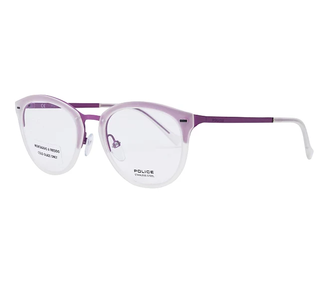 Police Brille VPL283 08NV 50 21 transparentviolett