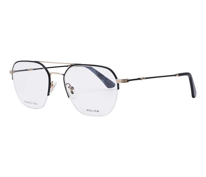 Police Brille VPLD02 0302 52 18 schwarzgold