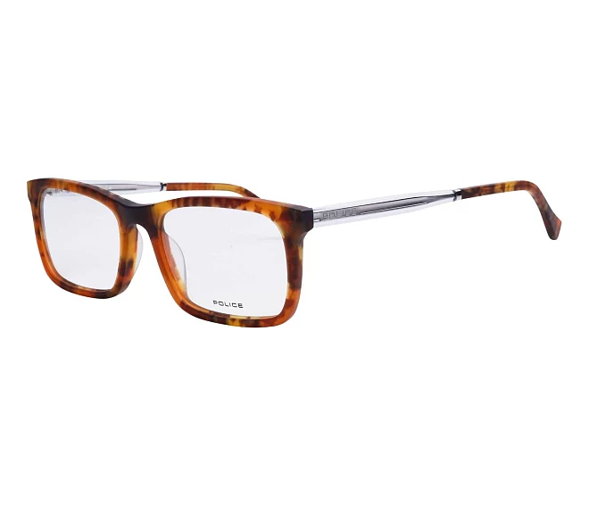 Police Brille VPL262N 763M 52 19 braunstahlfarben