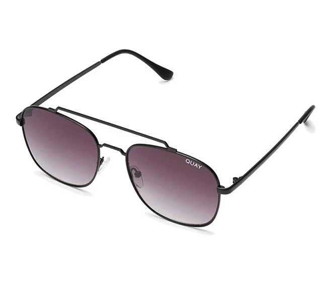 Quay Australia Sonnenbrillen QW-000199 BLK/SMK 56 15 schwarz