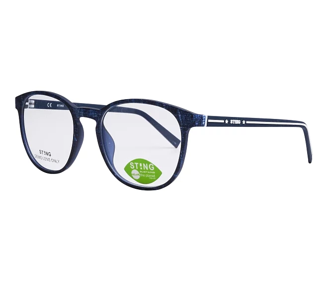 Sting Brille SST455 JEBZ 52 19 blauweiß