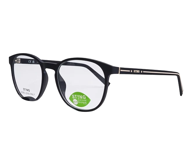 Sting Brille SST455 U28Z 52 19 schwarzweiß