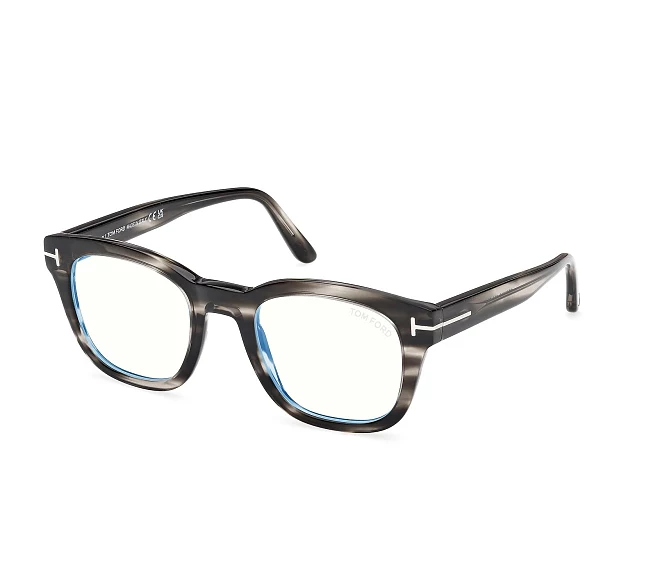 Tom Ford Brille FT5542-B-V 56A 50 22 graustahlfarben