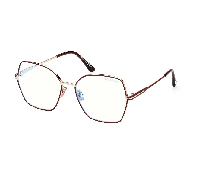 Tom Ford Brille FT-5876-B/V 028 56 16 bordeauxgold