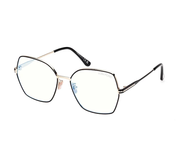 Tom Ford Brille FT-5876-B/V 032 56 16 schwarzgold