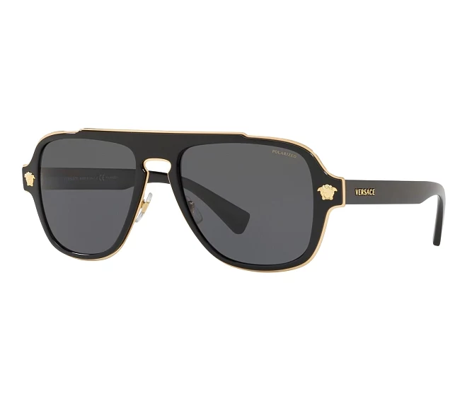 Versace Sonnenbrillen VE-2199 100281 56 18 schwarzgold