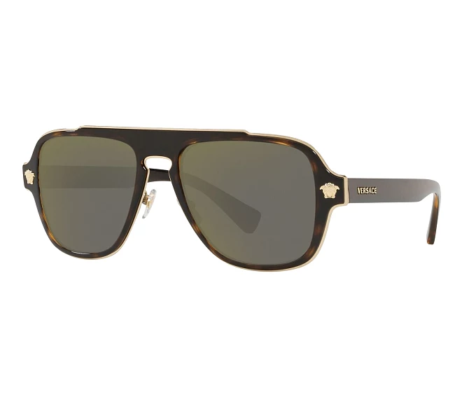 Versace Sonnenbrillen VE-2199 12524T 57 18 havanagold