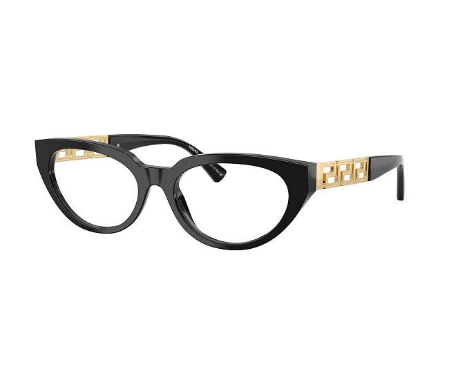 Versace Brille VE3383 GB1 52 17 schwarz