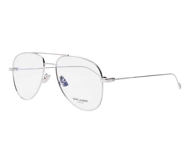 Yves Saint Laurent Brille CLASSIC-11-YSL 002 55 17 silber