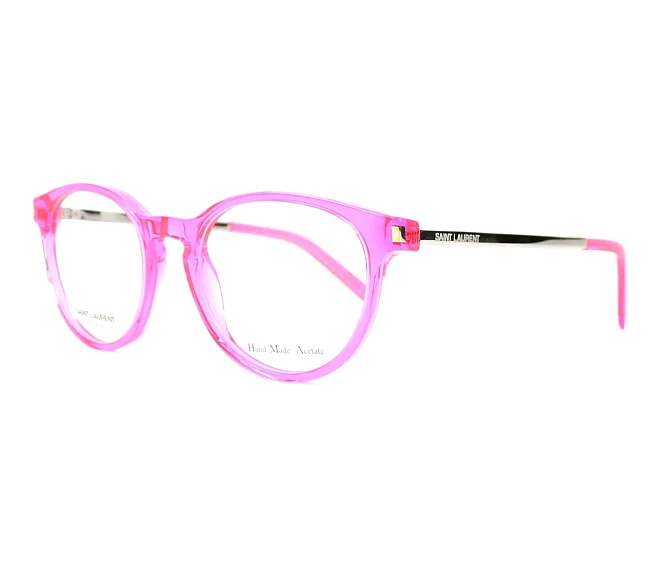 Yves Saint Laurent Brille SL-25 GJ6 49 19 pinksilber