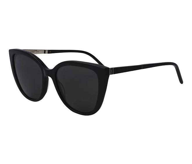Yves Saint Laurent Sonnenbrillen SLM-70 002 55 18 schwarzsilber
