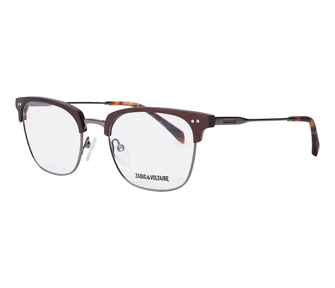 Zadig et Voltaire Brille VZV185 568Y 52 19 gun metallbraun