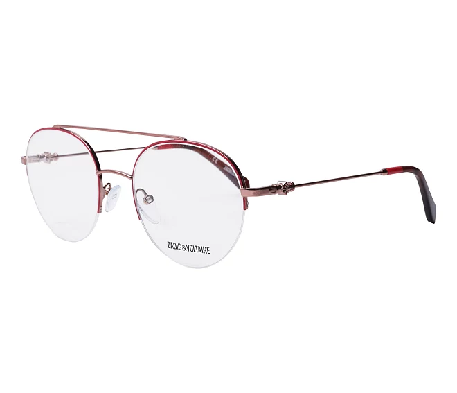 Zadig et Voltaire Brille VZV205 0SHL 51 20 rotbraun