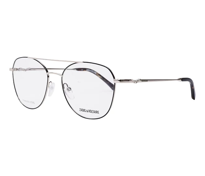 Zadig et Voltaire Brille VZV274 0583 55 17 silberschwarz