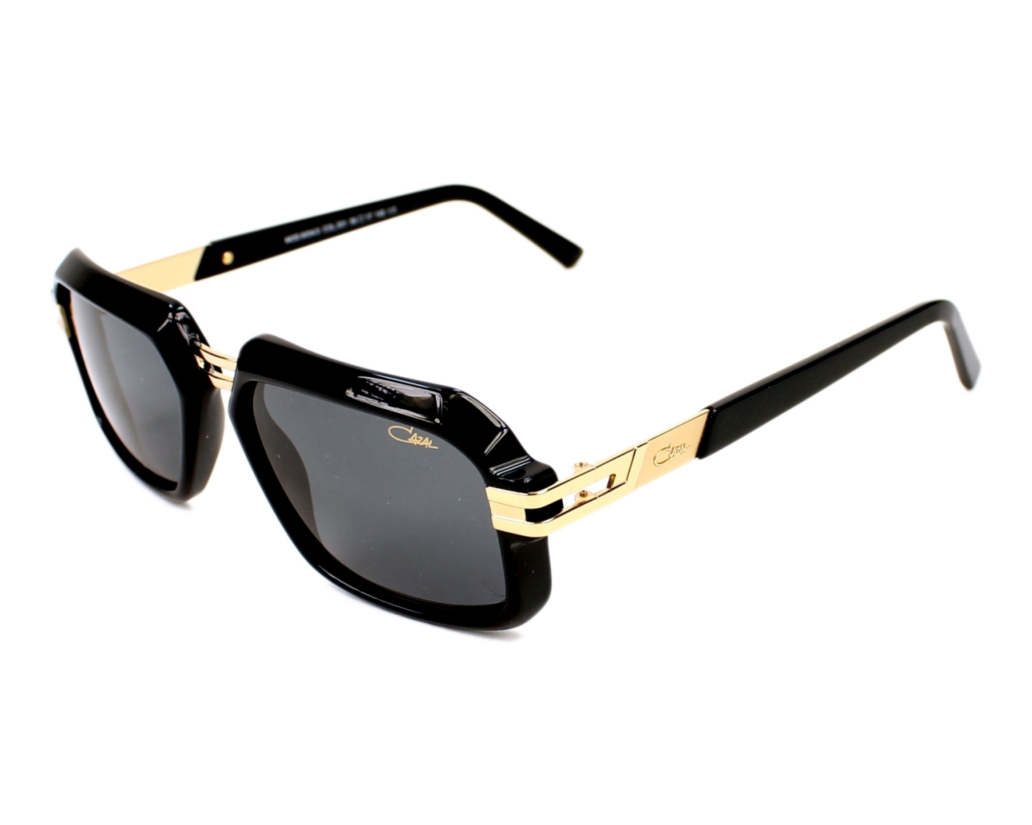 Cazal 6004-3 001 56-17 Noir Or Profilansicht