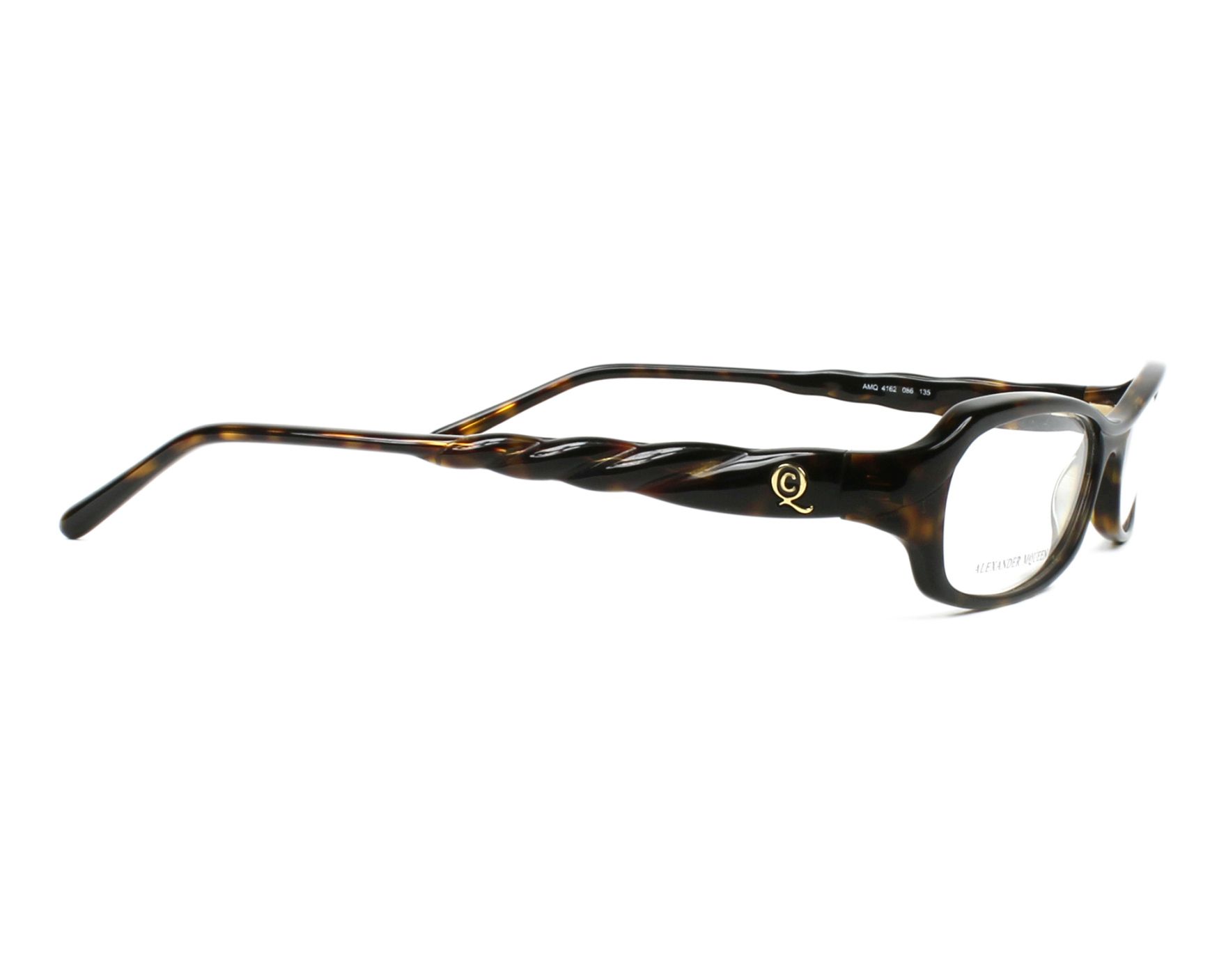Alexander McQueen AMQ-4162 086 52-15 Havana  Seitenansicht