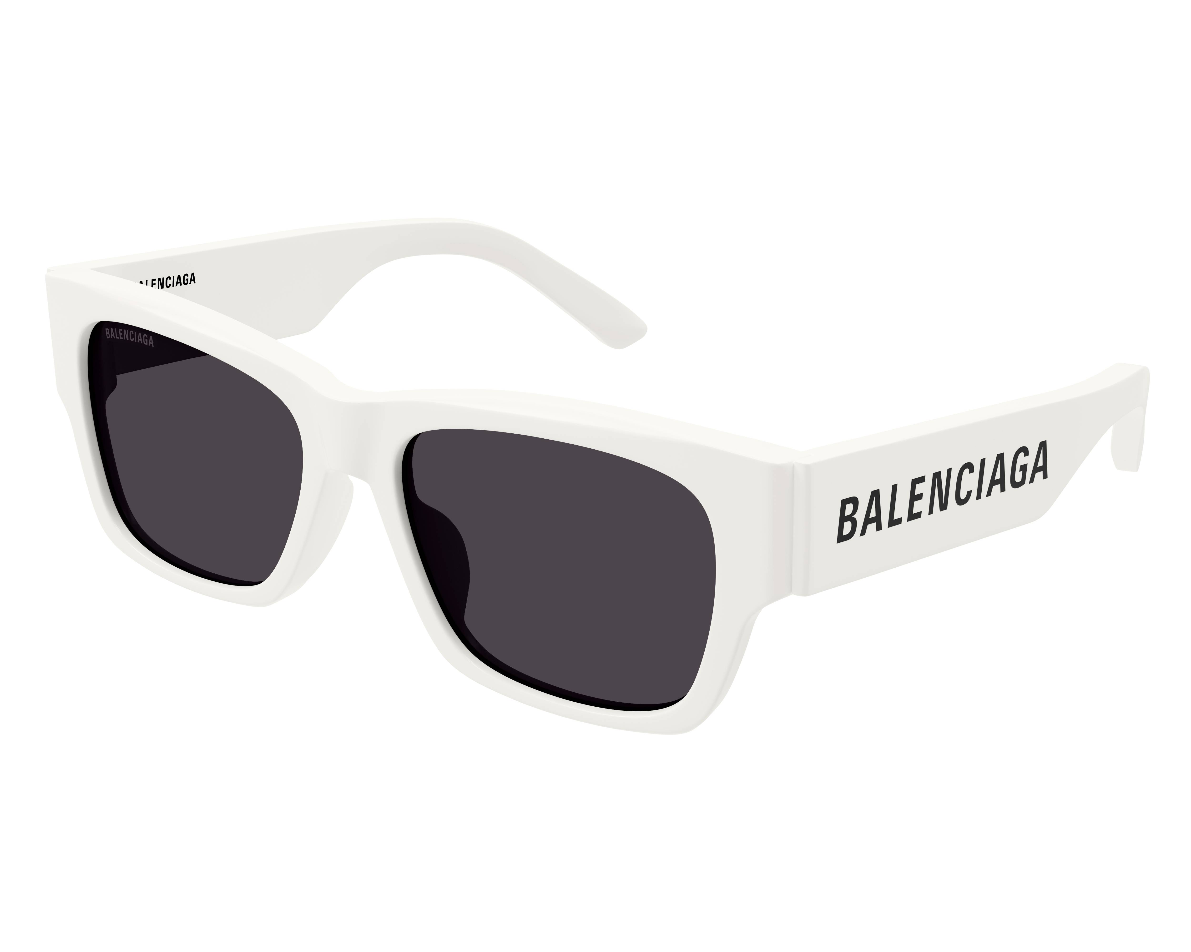 Balenciaga BB0262SA 003 56-17 White  Profilansicht