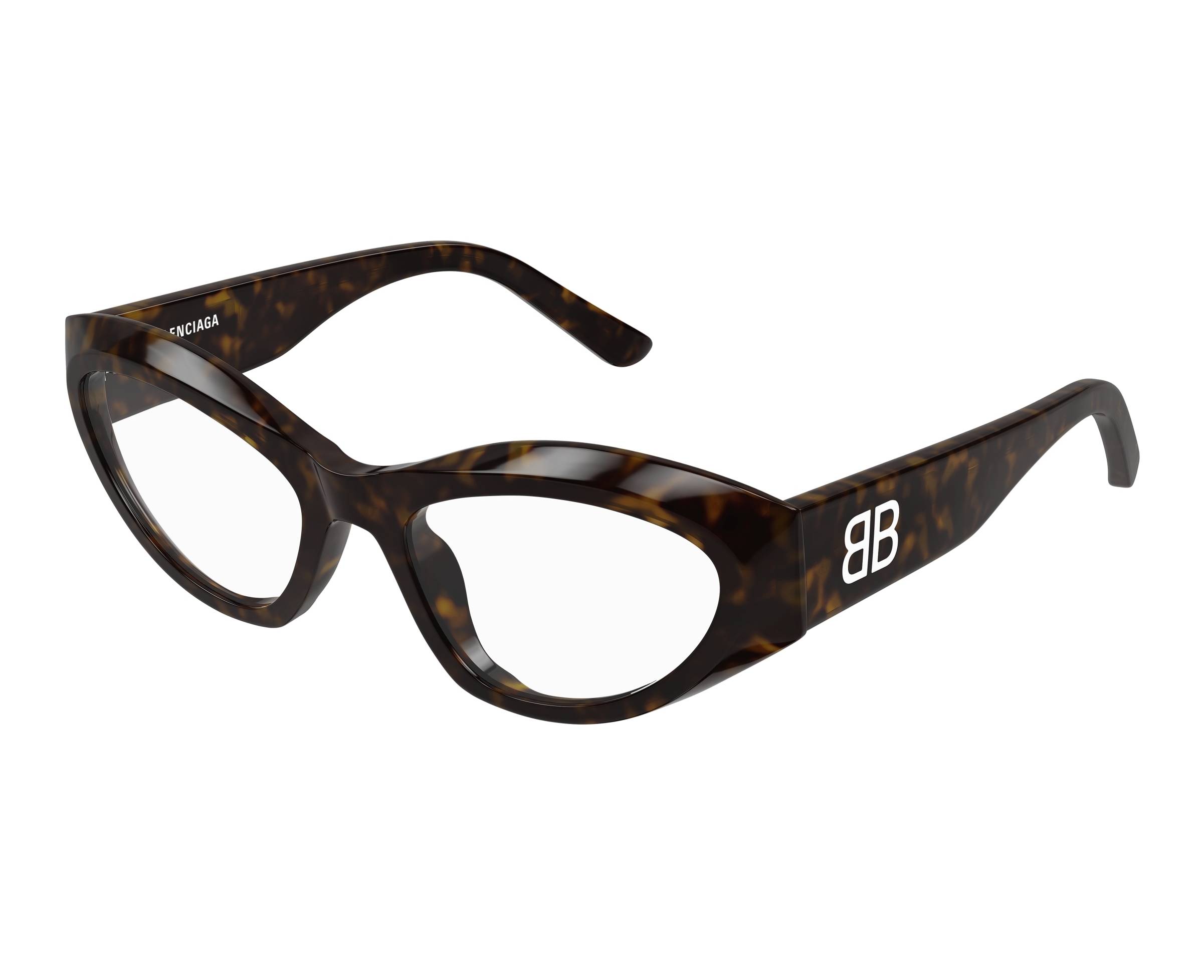 Balenciaga BB0400O 002 55-19 havana  Seitenansicht