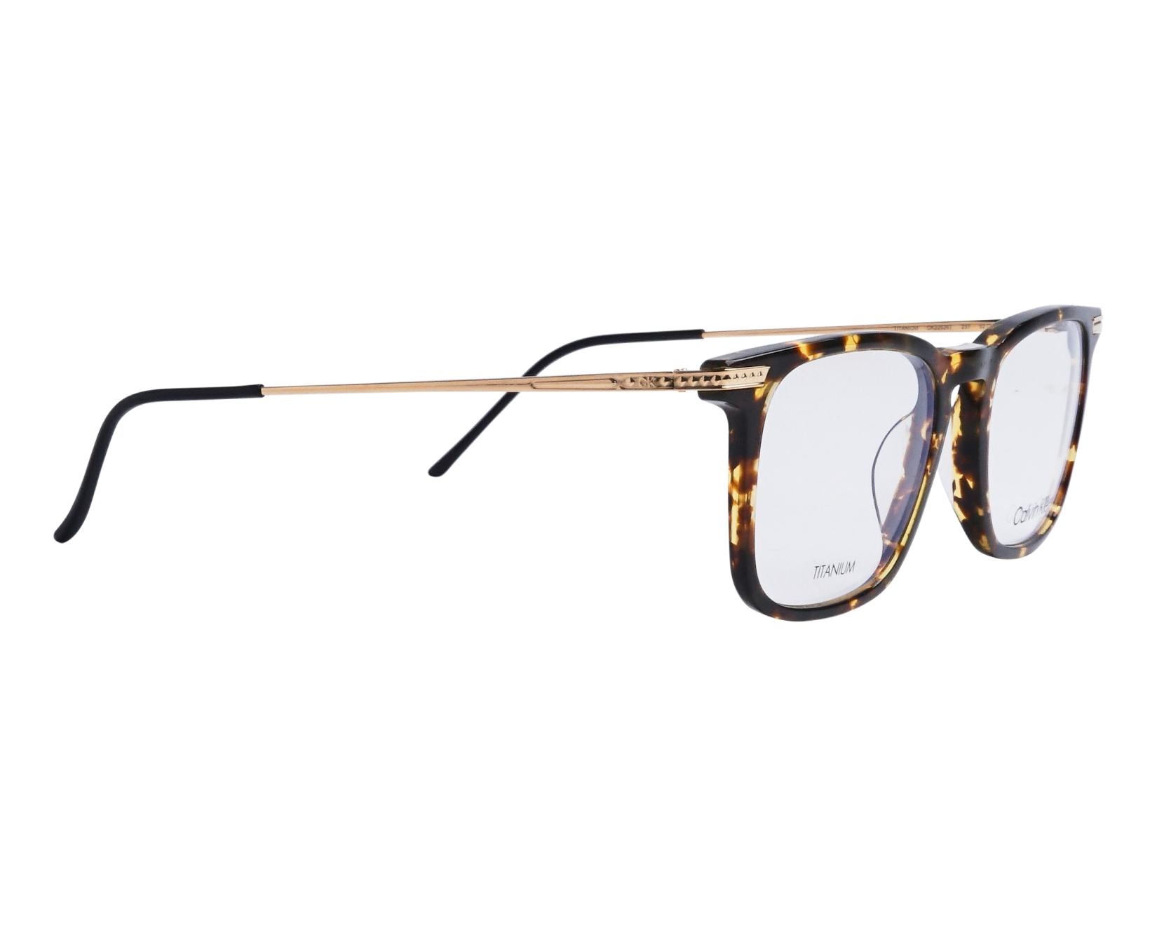 Calvin Klein CK-22526T 237 52-20 Havane Or Seitenansicht