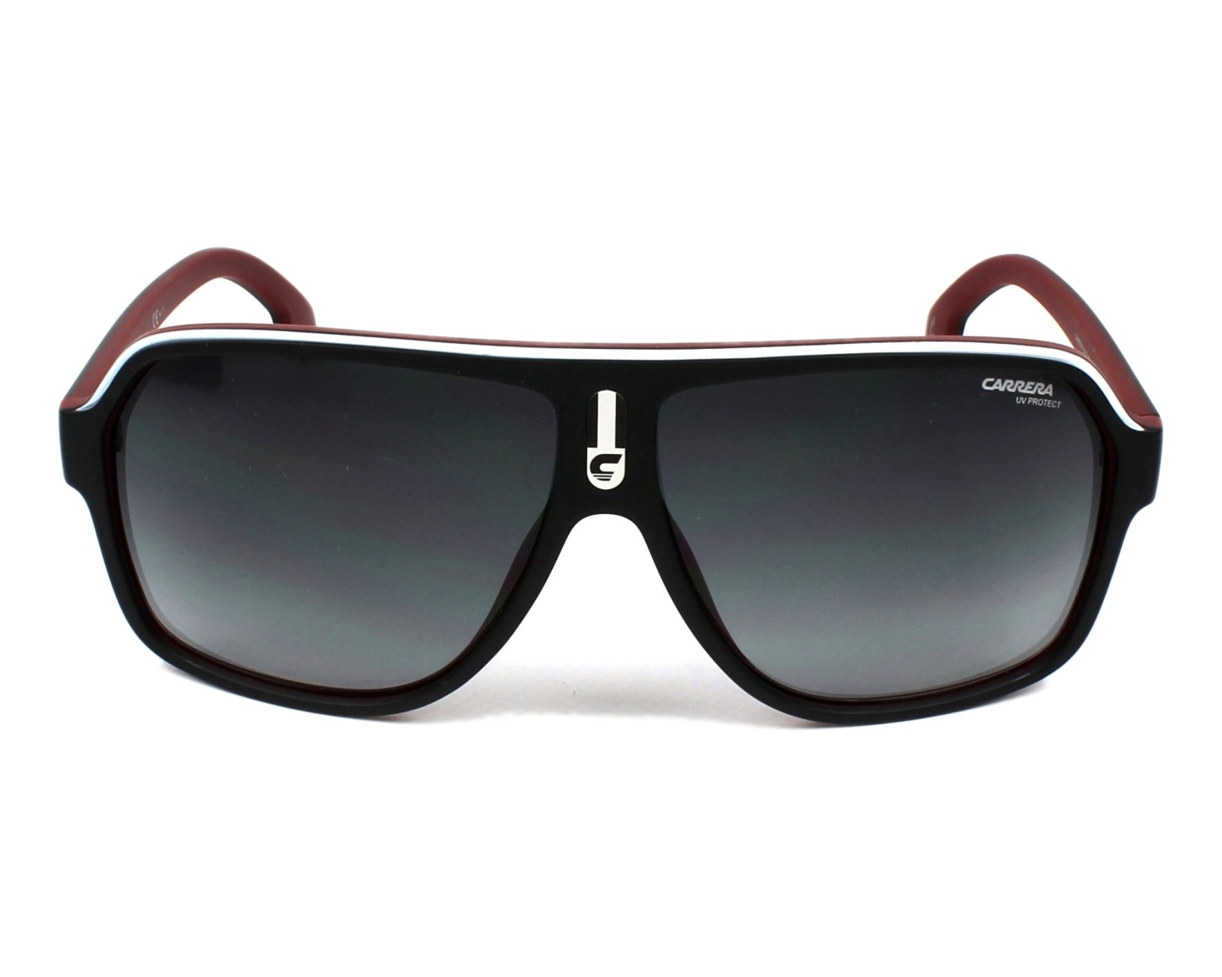 Carrera 1001-S BLX/9O 62-11 schwarz bordeaux Vorderansicht
