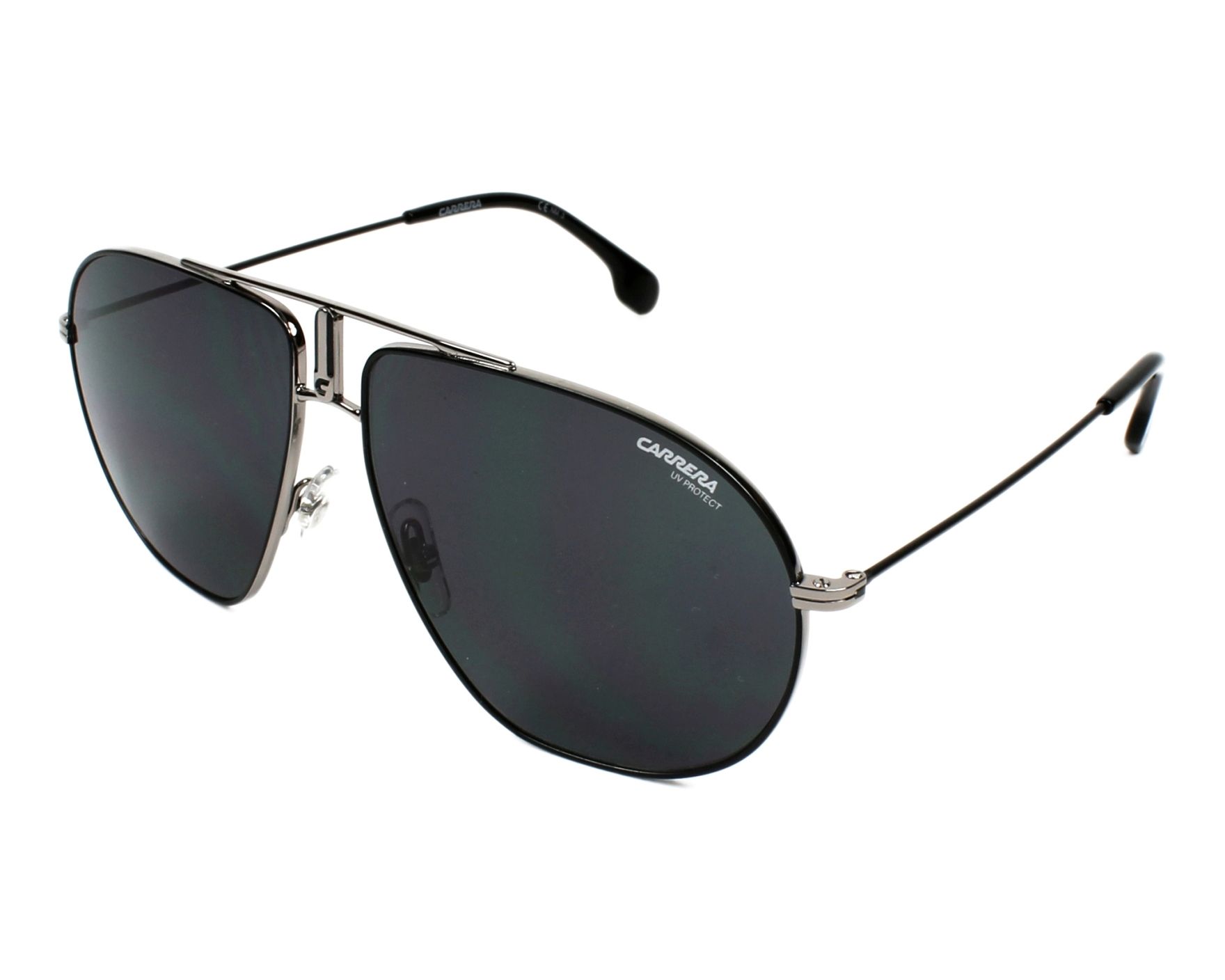 Carrera BOUND TI7/IR - silber schwarz Profilansicht
