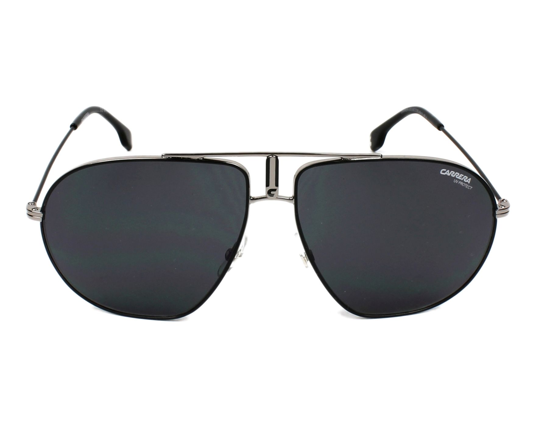 Carrera BOUND TI7/IR - silber schwarz Vorderansicht