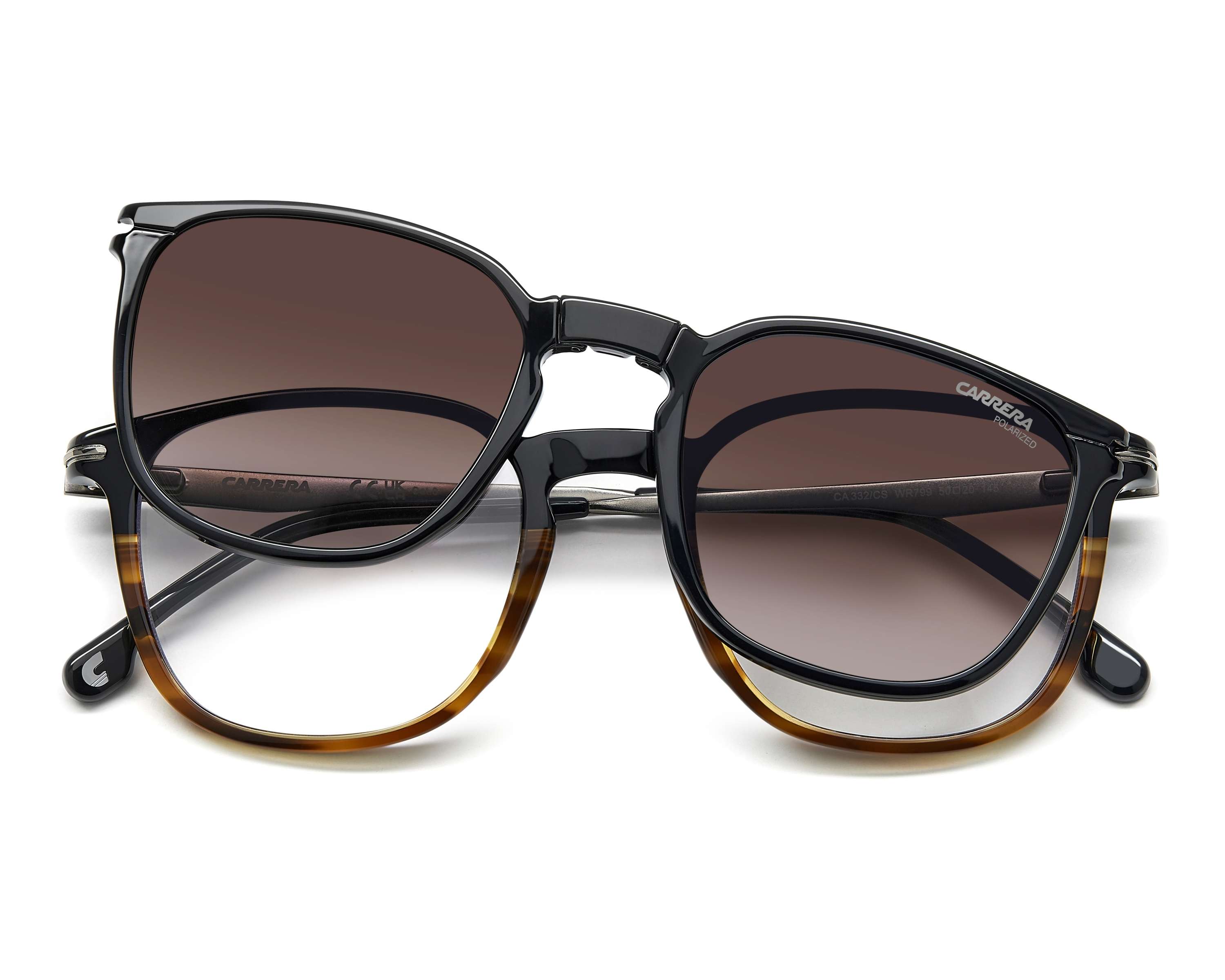 Carrera CA-332-CS WR7/LA 50-20 schwarz weiß 360-Grad-Ansicht 4