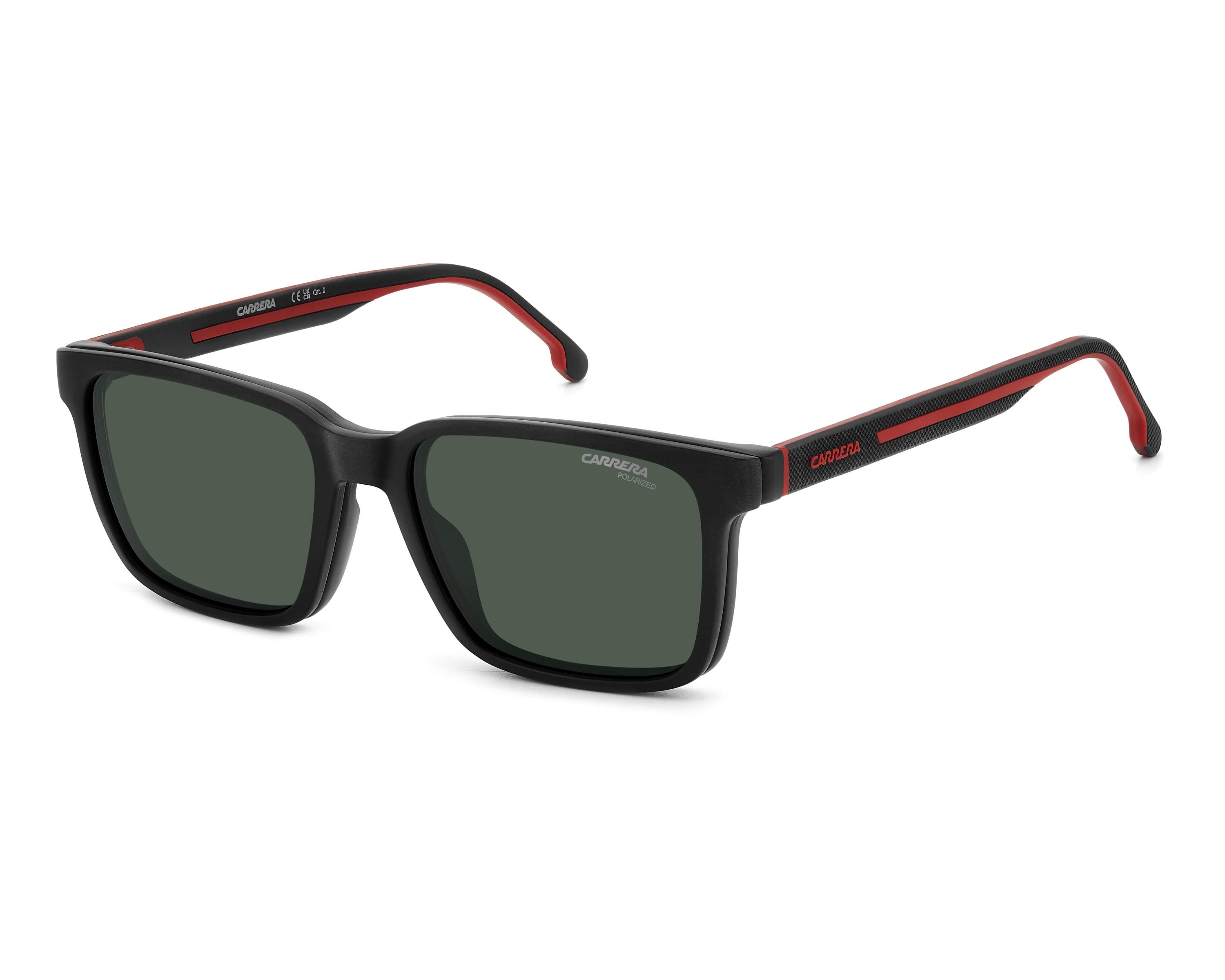 Carrera CA-8069-CS BLX/UC 53-17 schwarz rot 360-Grad-Ansicht 1