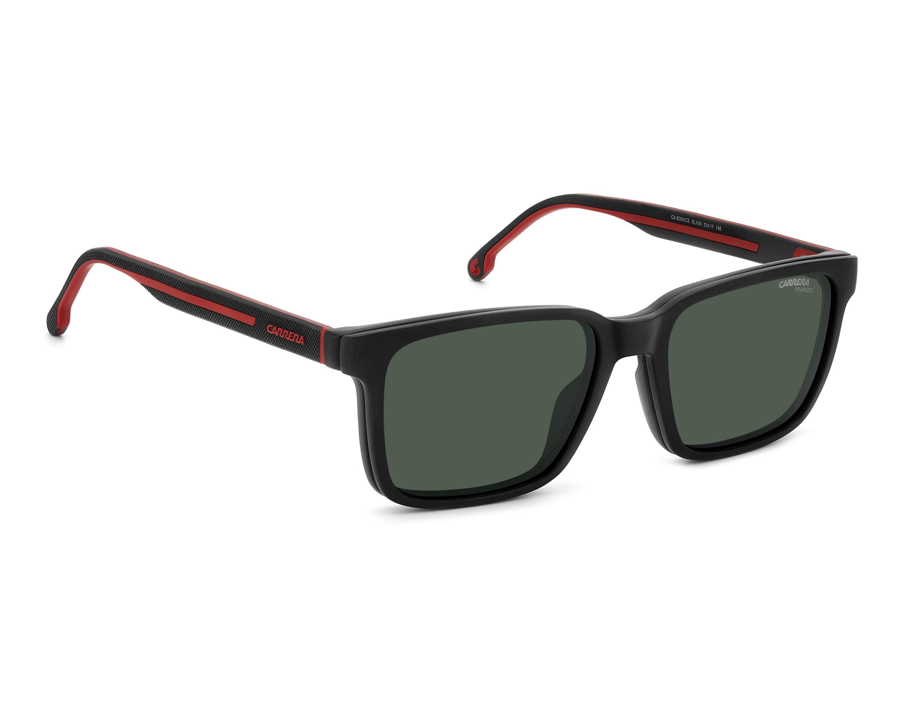 Carrera CA-8069-CS BLX/UC 53-17 schwarz rot 360-Grad-Ansicht 4