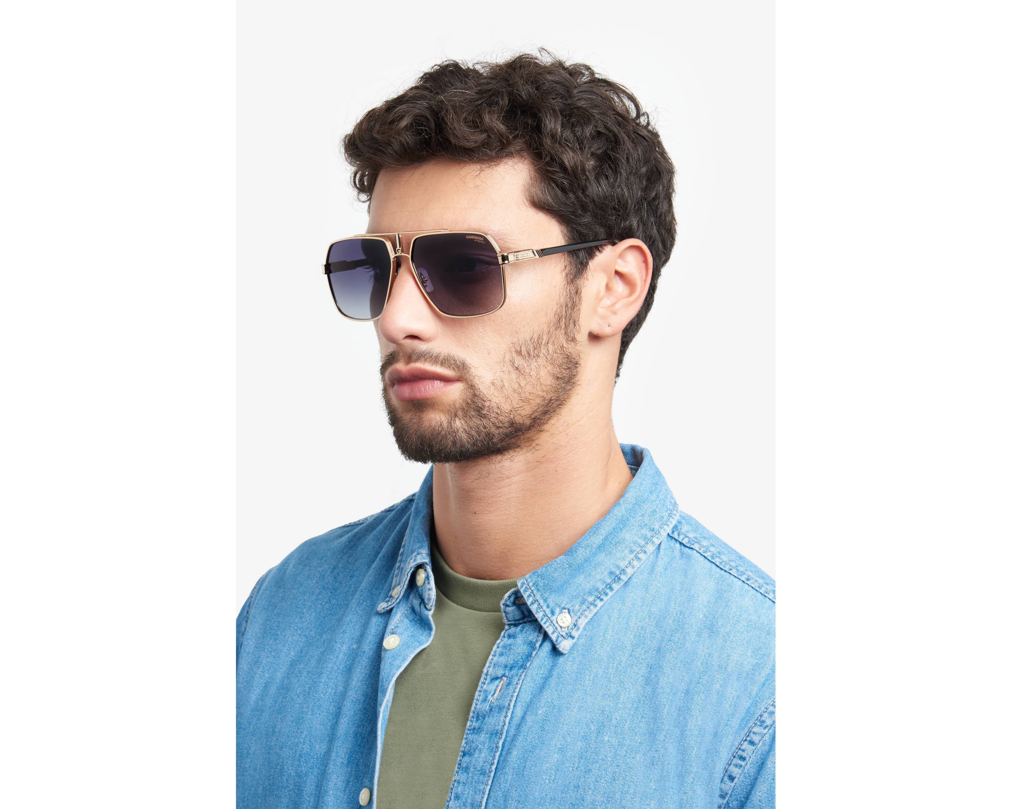 Carrera CARRERA-1055-S 2M2/9O 62-15 Black Gold 360-Grad-Ansicht 6
