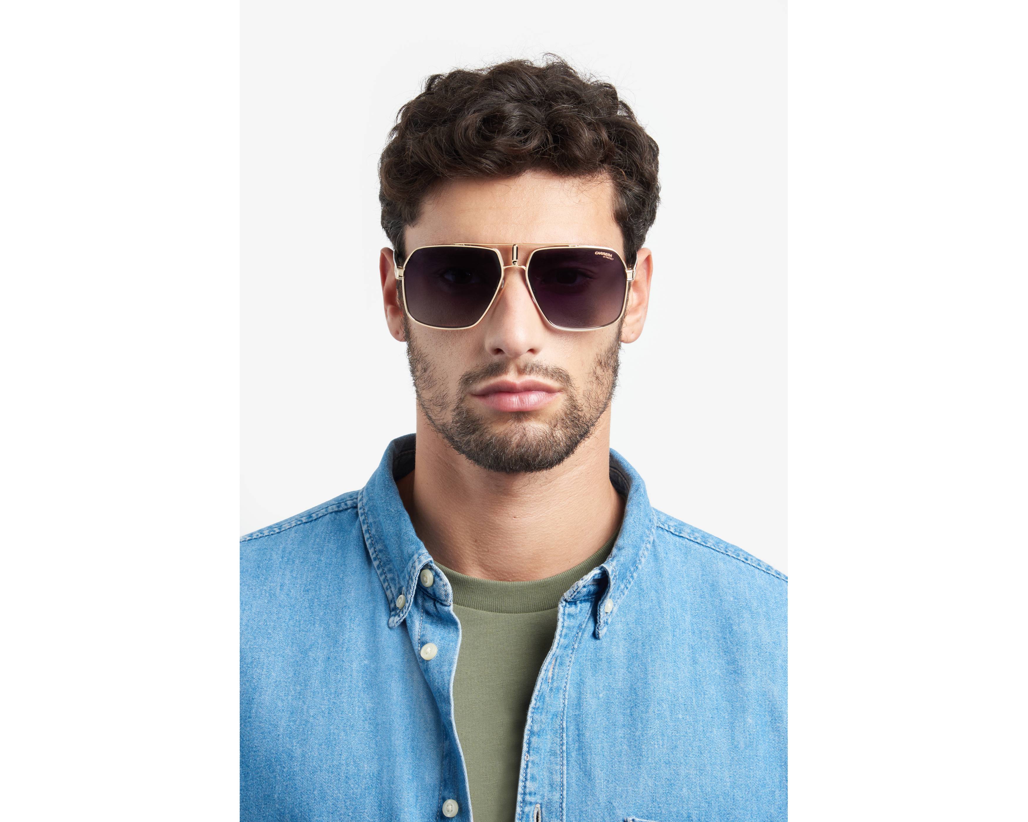 Carrera CARRERA-1055-S 2M2/9O 62-15 Black Gold 360-Grad-Ansicht 7
